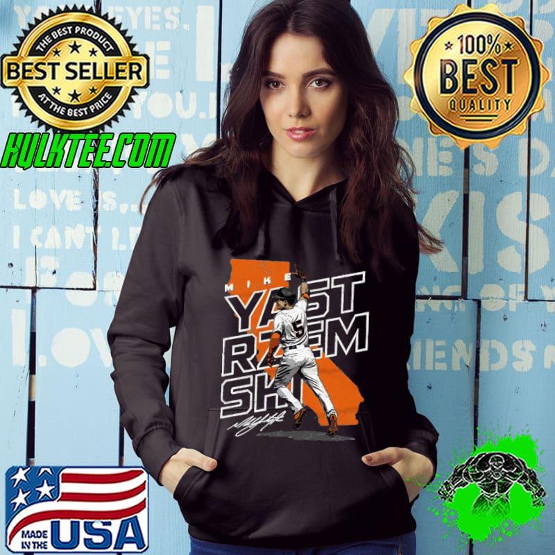 American professional baseball outfielder mike yastrzemski T-Shirt