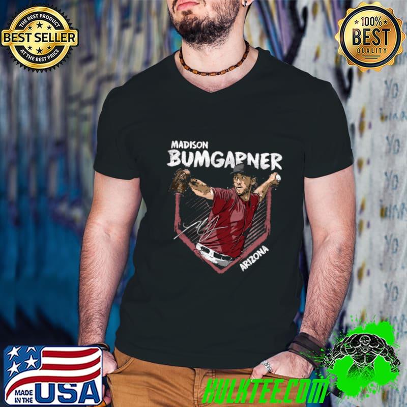 American professional baseball pitcher signature madison bumgarner base T-Shirt