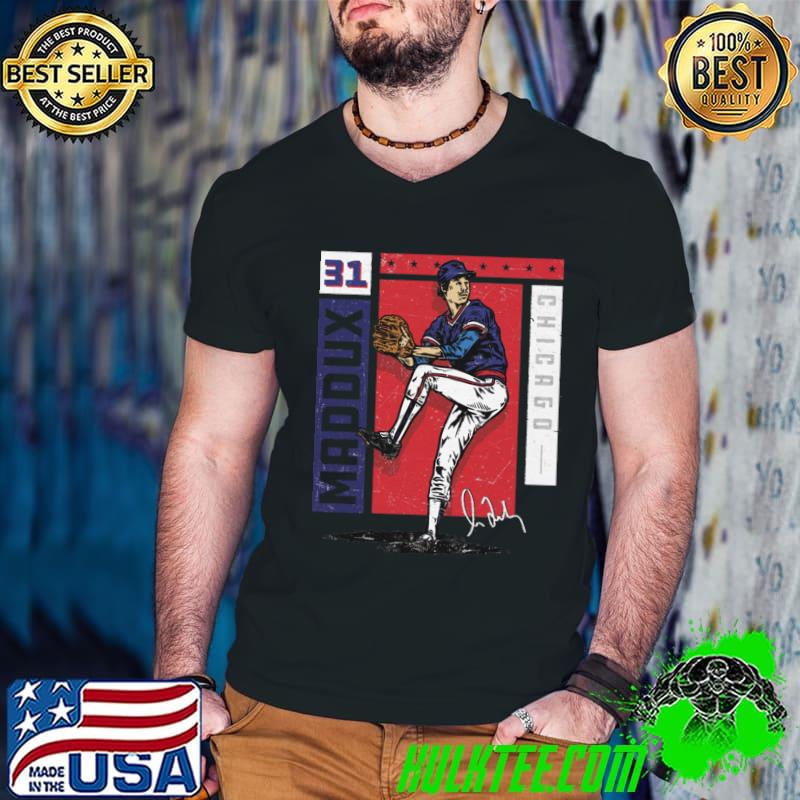 American professional baseball player greg maddux chicago card stat T-Shirt