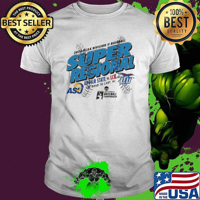 Angelo State vs LCU 2024 NCAA Division II Baseball Super Regional s Unisex Angelo State vs LCU 2024 NCAA Division II Baseball Super Regional s Unisex
