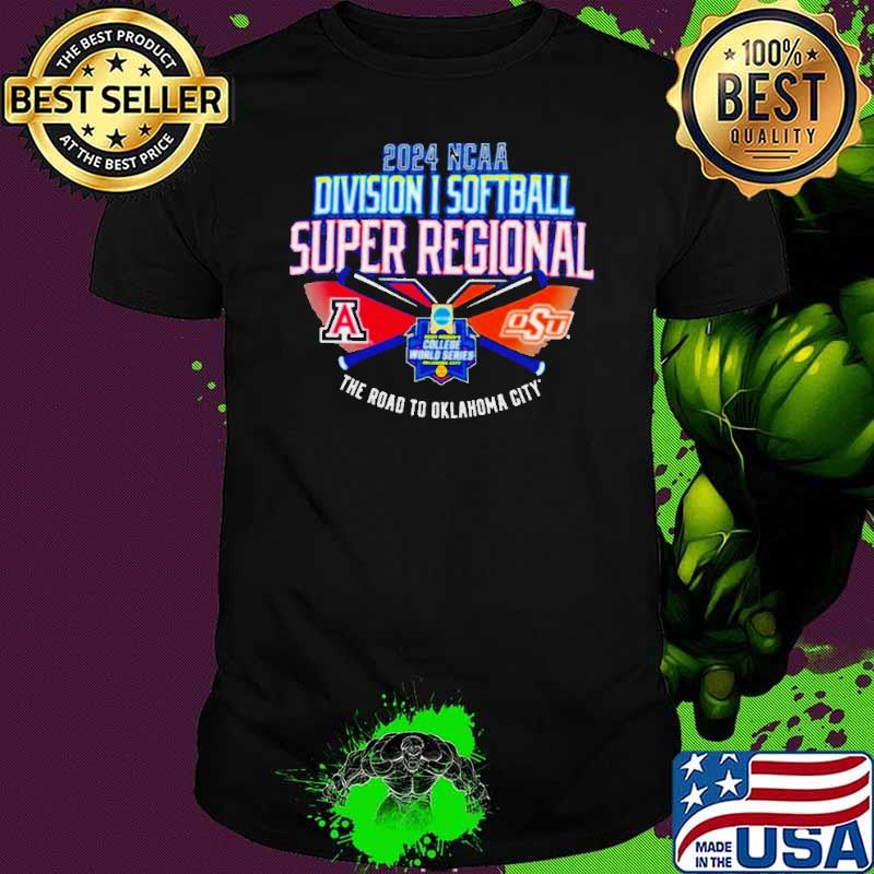Arizona Wildcats Vs Oklahoma State Cowboys 2024 NCAA Division I Softball Super Regional Shirt Unisex Arizona Wildcats Vs Oklahoma State Cowboys 2024 NCAA Division I Softball Super Regional Shirt Unisex