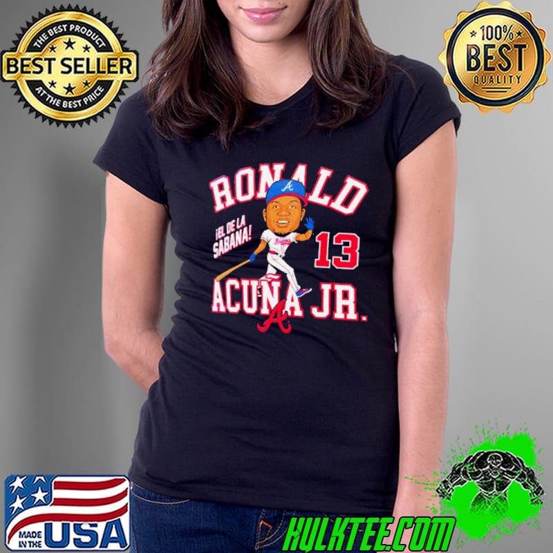 Atlanta Braves Ronald Acuña Jr. caricature shirt