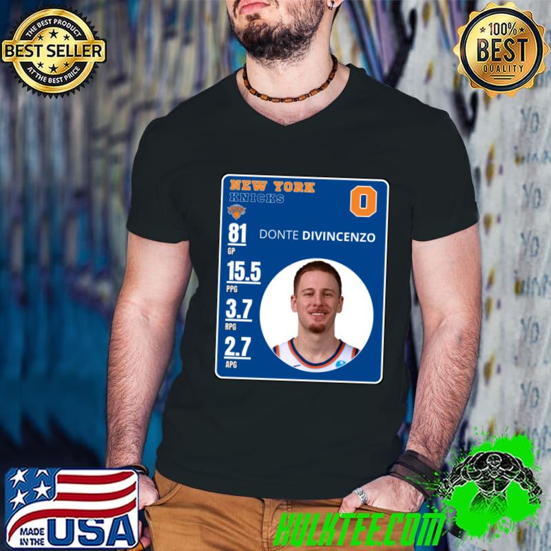 Awesome donte DiVincenzo American professional basketball player for New York Knicks T-Shirt Awesome donte DiVincenzo American professional basketball player for New York Knicks T-Shirt