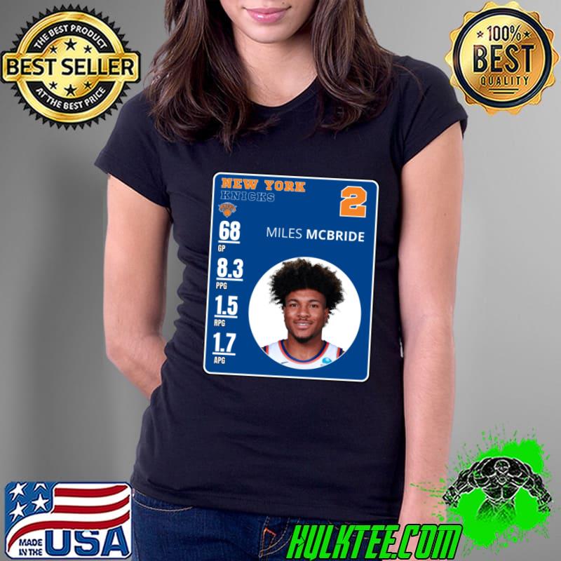 Awesome miles McBride American professional basketball player for the New York Knicks T-Shirt Ladies Tee Awesome miles McBride American professional basketball player for the New York Knicks T-Shirt Ladies Tee