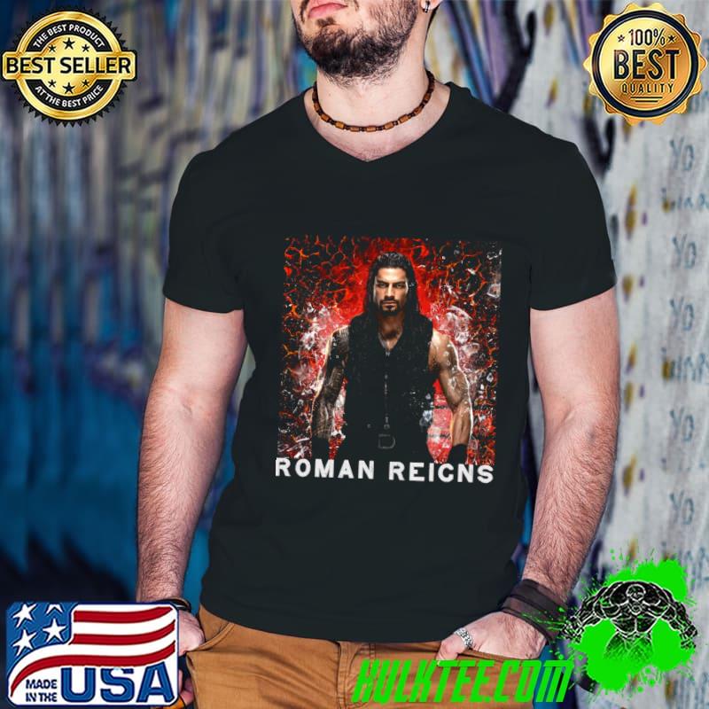 Awesome roman Reigns Championship four times six-time world T-Shirt