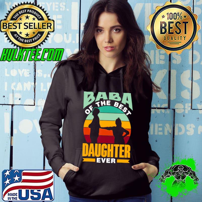 Baba Of The Best Daughter Ever Dad Arabic Persian Baba Vintage T-Shirt