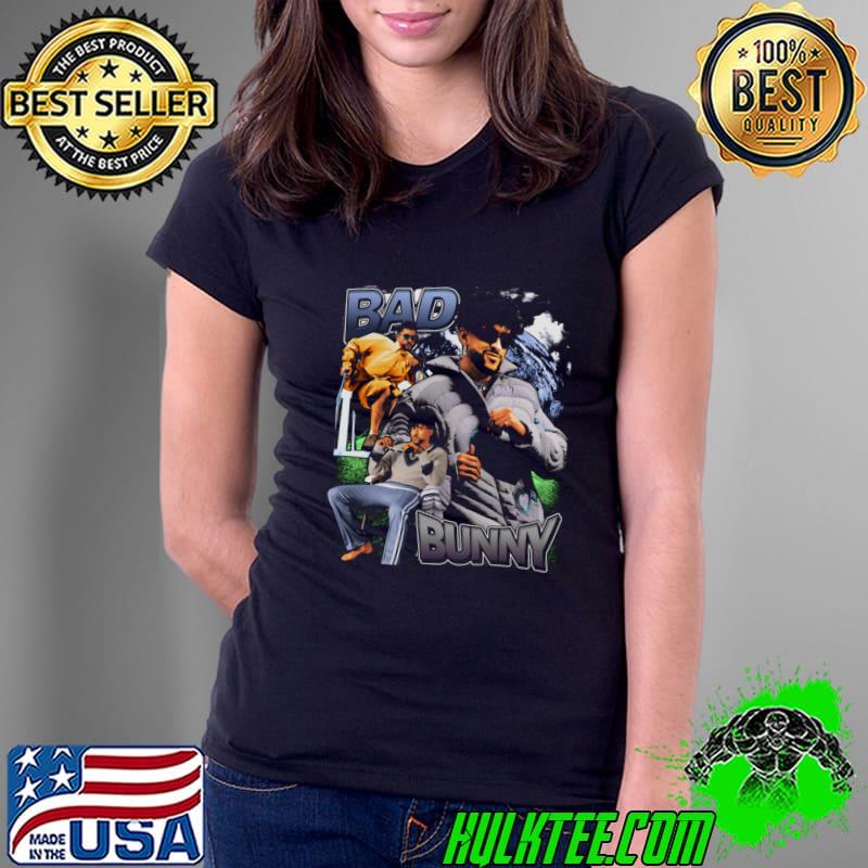 Bad Bunny Vintage Puerto Rican rapper singer and record producer T-Shirt Ladies Tee Bad Bunny Vintage Puerto Rican rapper singer and record producer T-Shirt Ladies Tee