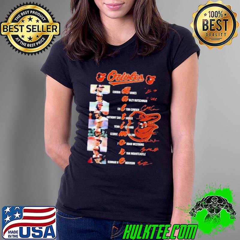 Baltimore Orioles Baseball Team All Stars Line Up 2024 Signatures shirt