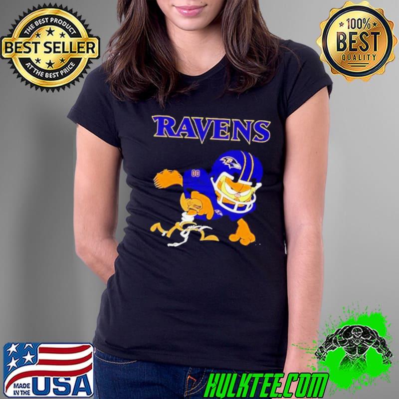 Baltimore Ravens Garfield Cat Grumpy Football Player shirt