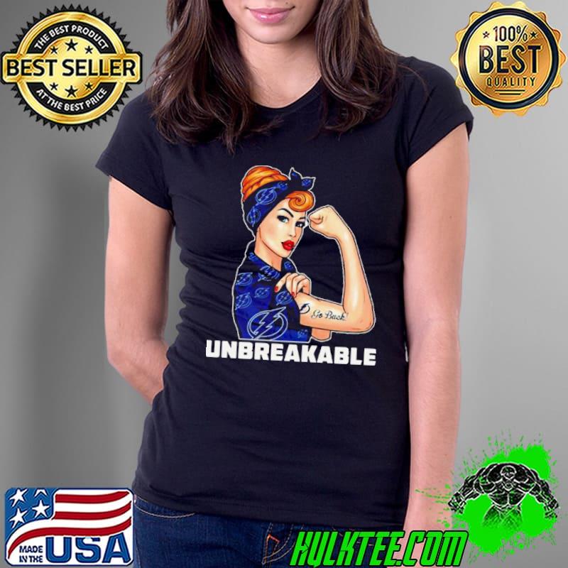 Beautiful Girl Unbreakable Go Tampa Bay Lightning Shirt