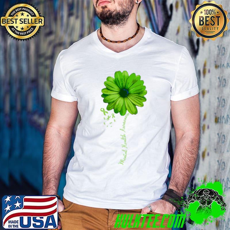 Best health Awareness Family Warrior Green Ribbon T-Shirt
