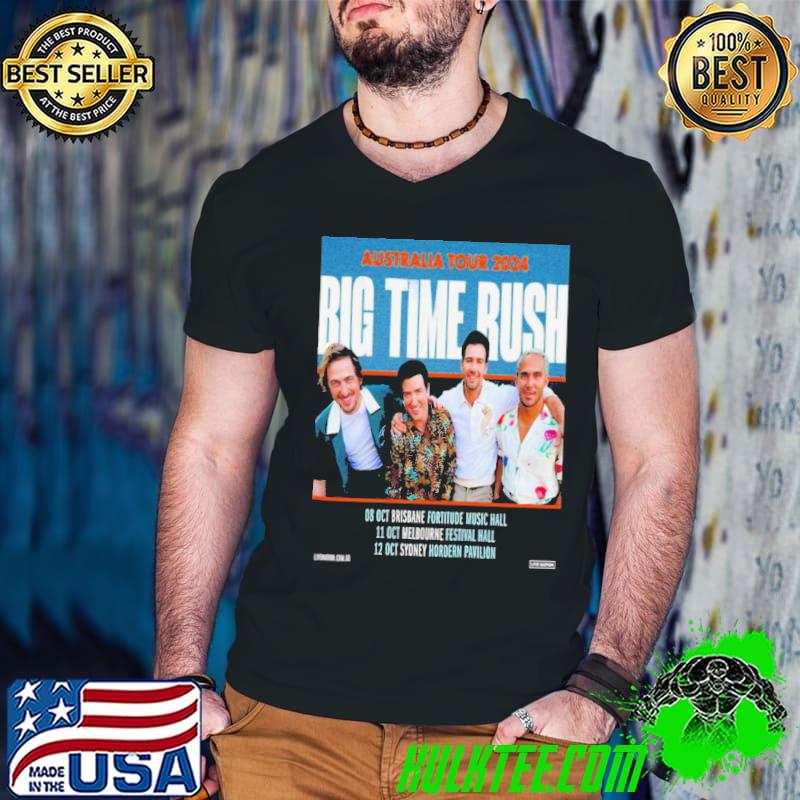 Big Time Rush Australia Tour 2024 Schedule List Date shirt