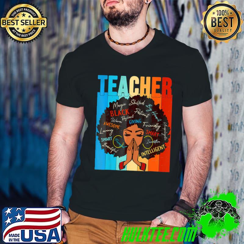 Black History Month Teacher For Girls Vintage T-Shirt