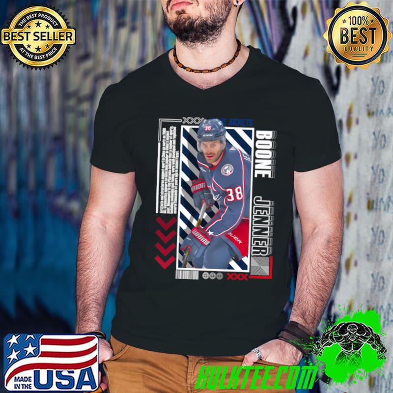 Boone Jenner Canadian professional ice hockey player captain of the Columbus Blue Jackets T-Shirt