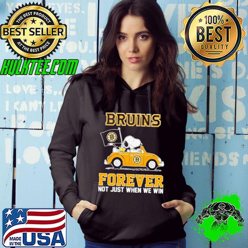 Boston Bruins X Peanuts Snoopy And Woodstock Drive Car Forever Not Just When We Win Shirt Hoodie Boston Bruins X Peanuts Snoopy And Woodstock Drive Car Forever Not Just When We Win Shirt Hoodie