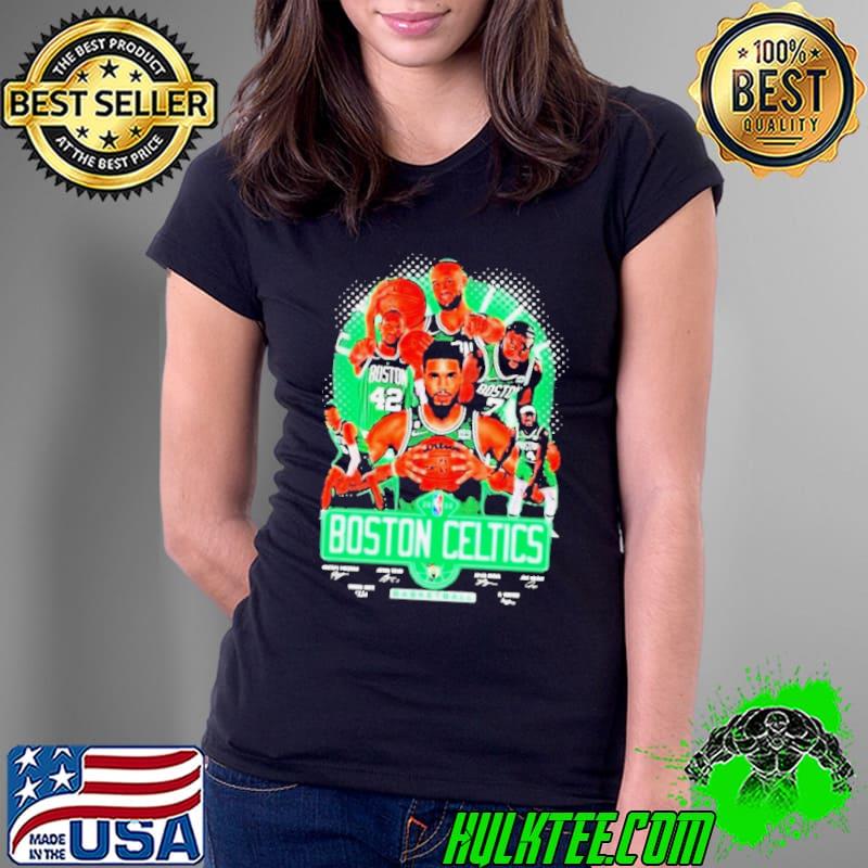 Boston Celtics 2024 NBA Basketball Team Signatures shirt