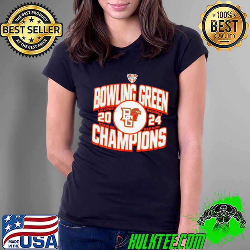 Bowling Green Falcons 2024 Baseball Regular Season Champions s Ladies Tee Bowling Green Falcons 2024 Baseball Regular Season Champions s Ladies Tee