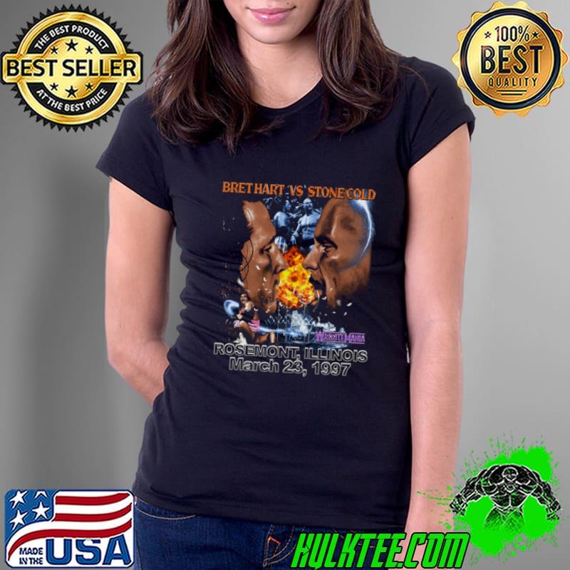 Bret Hart Vs. Stone Cold Steve Austin Wrestlemania 13 T-Shirt Bret Hart Vs. Stone Cold Steve Austin Wrestlemania 13 T-Shirt