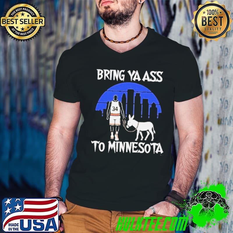 Bring Ya Ass To Minnesota Goat Basketball Vintage Shirt