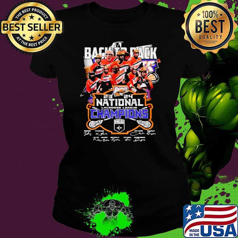 Buffalo Bandits 2024 National Lacrosse League Champions Back To Back Signatures Shirt
