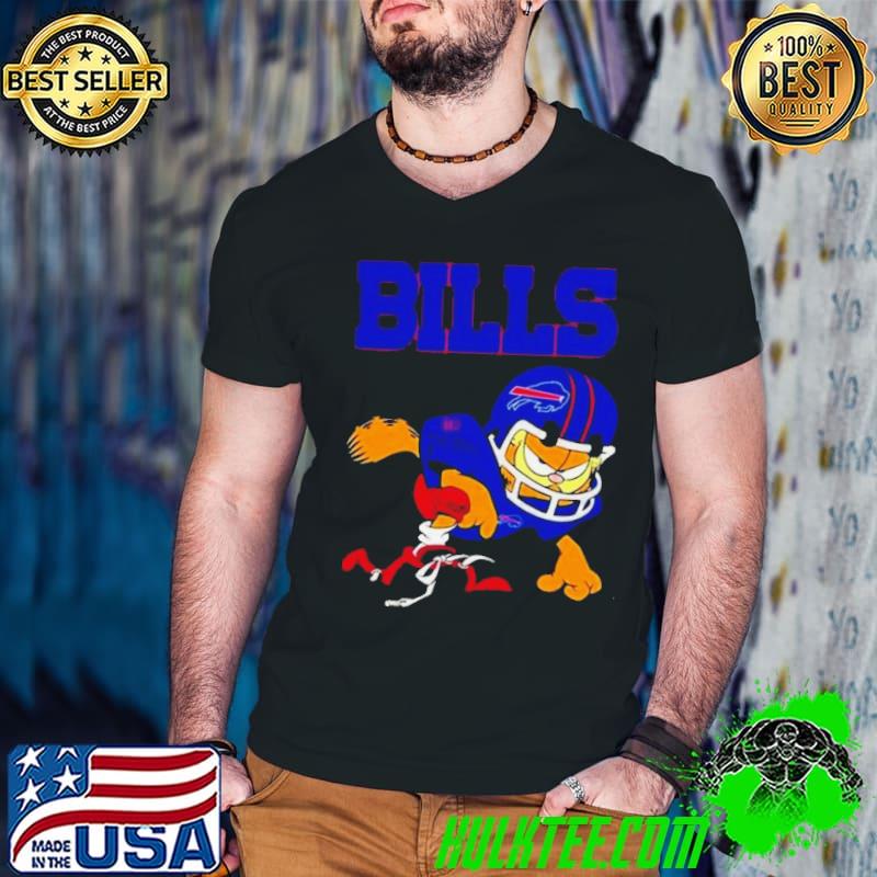 Buffalo Bills Garfield Cat Grumpy Football Player 2024 s Guys V Neck Buffalo Bills Garfield Cat Grumpy Football Player 2024 s Guys V Neck