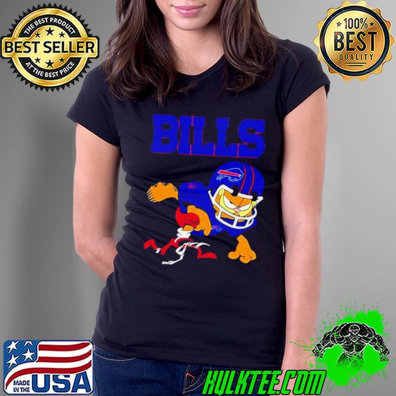 Buffalo Bills Garfield Cat Grumpy Football Player 2024 shirt