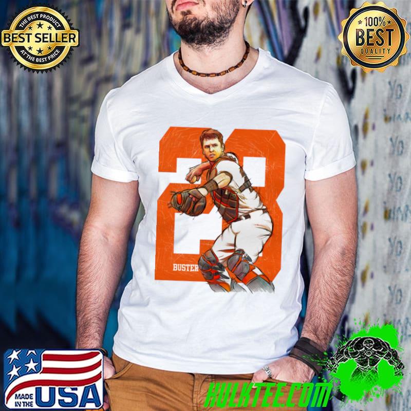 Buster Posey San Francisco Sketch American former professional baseball catcher T-Shirt