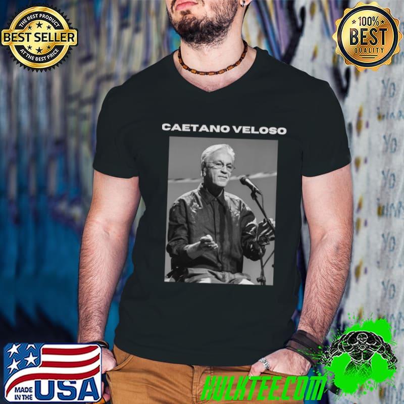 Caetano Veloso Brazilian composer singer guitarist writer T-Shirt Guys V Neck Caetano Veloso Brazilian composer singer guitarist writer T-Shirt Guys V Neck