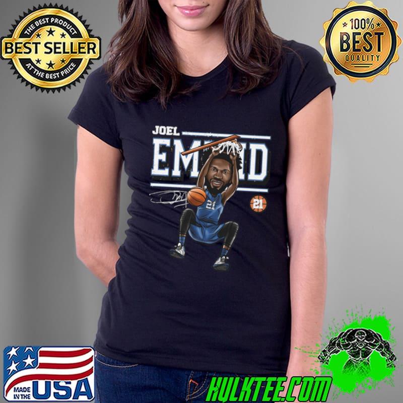 Cameroonian-American professional basketball player joel embiid cartoon T-Shirt