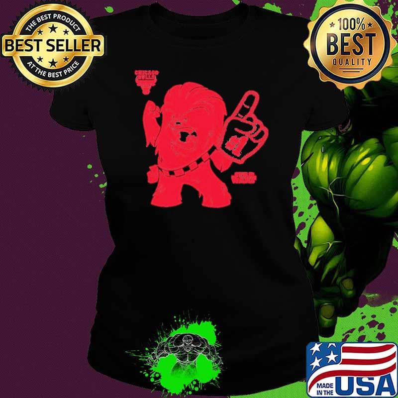 Chicago Bulls Star Wars Chewie #1 Fan Shirt