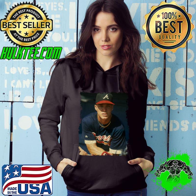 Chipper Jones in Atlanta Braves T-Shirt Hoodie Chipper Jones in Atlanta Braves T-Shirt Hoodie