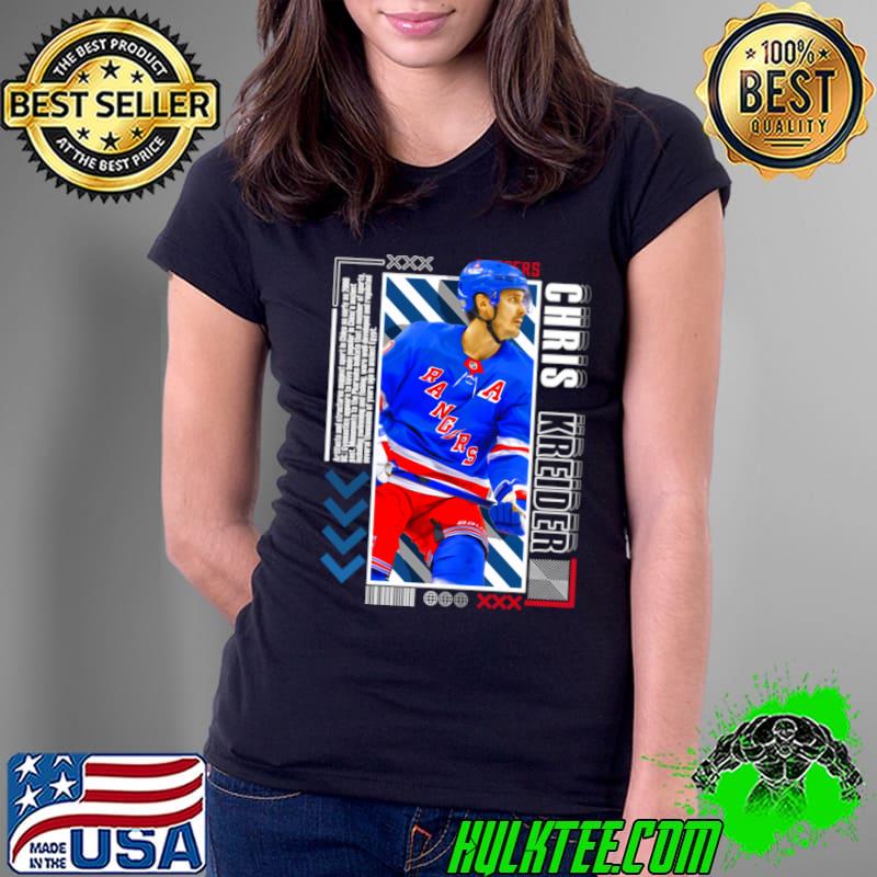 Chris Kreider American professional ice hockey winger T-Shirt Ladies Tee Chris Kreider American professional ice hockey winger T-Shirt Ladies Tee