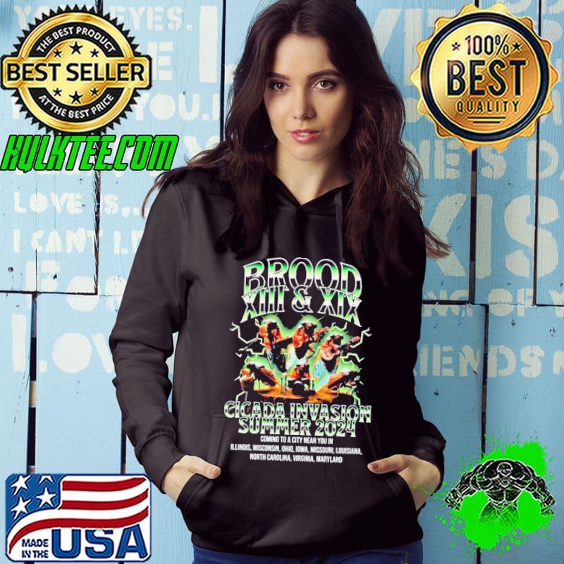 Cicada Summer 2024 Brood Xiii Brood Xix Vintage Bootleg 80s Band Style shirt