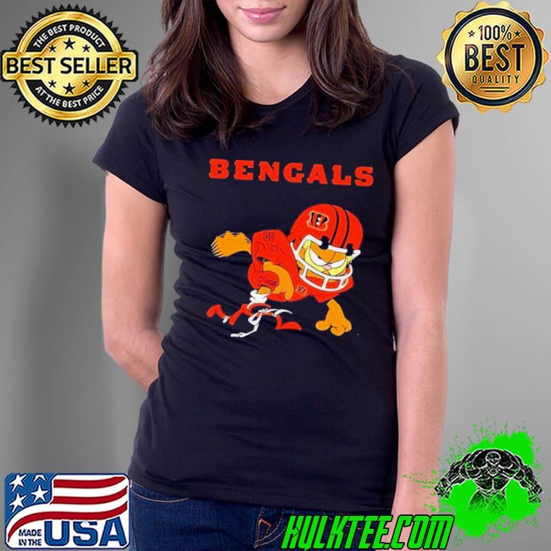Cincinnati Bengals Garfield Cat Grumpy Football Player 2024 shirt