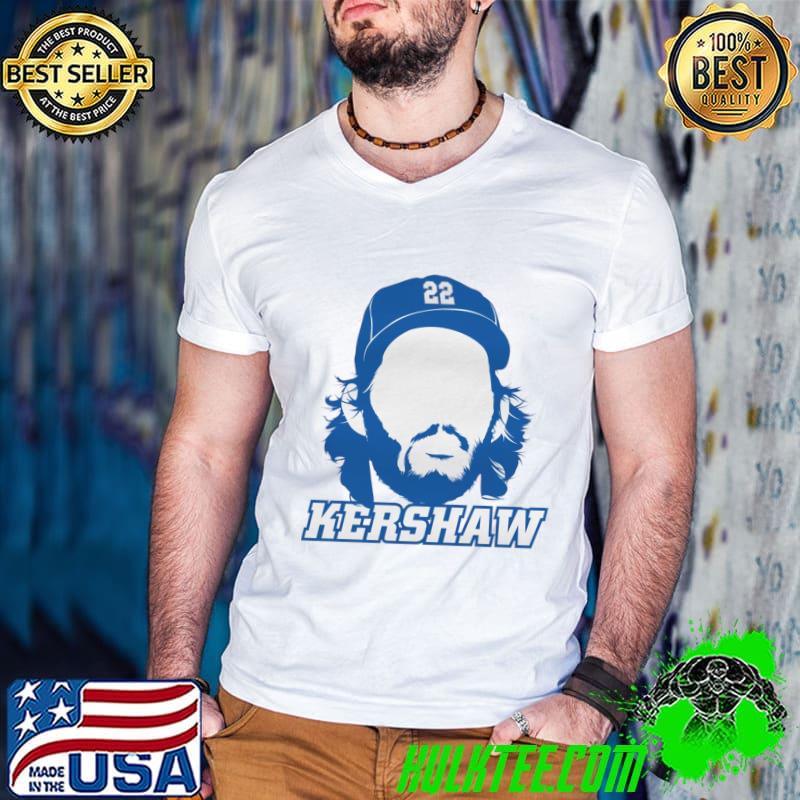 Clayton Kershaw Los Angeles D Silhouette American professional baseball pitcher T-Shirt