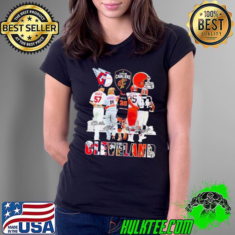 Cleveland Guardians Cleveland Browns Cleveland Cavaliers The Stars Signatures 2024 Shirt
