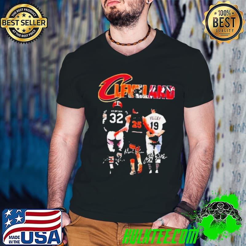Cleveland Sports Teams Jim Brown Price And Feller Signatures shirt