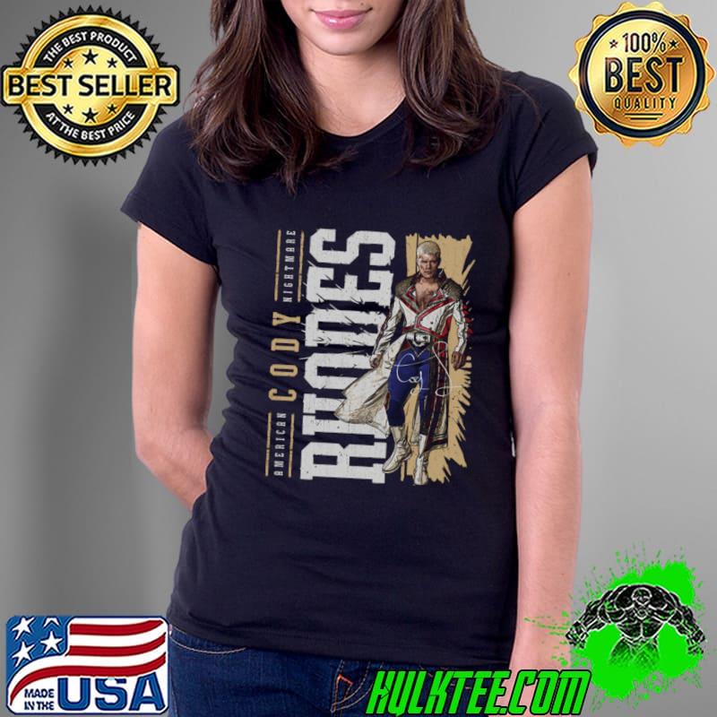 Cody Rhodes Vertical an American professional wrestler T-Shirt Ladies Tee Cody Rhodes Vertical an American professional wrestler T-Shirt Ladies Tee