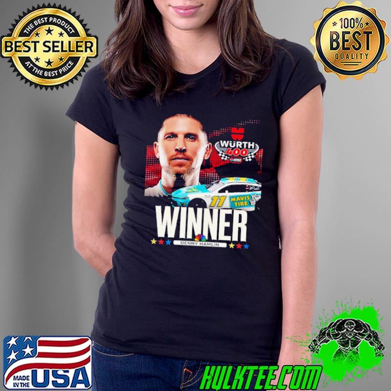 Congratulation Denny Hamlin To WIN At Dover NASCAR 2024 s Ladies Tee Congratulation Denny Hamlin To WIN At Dover NASCAR 2024 s Ladies Tee