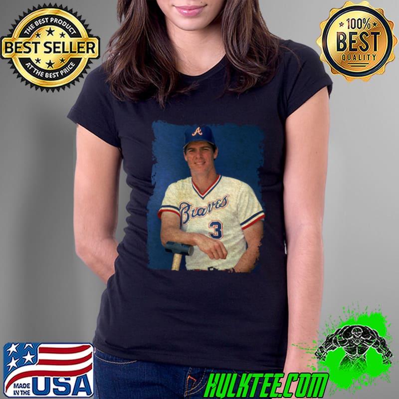 Dale Murphy in Atlanta Braves Baseball 1982 1983 T-Shirt