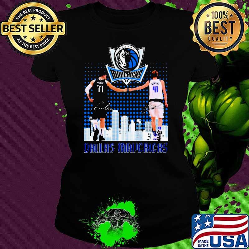 Dallas Mavericks Nikola Jokic And Dirk Nowitzki Signatures shirt