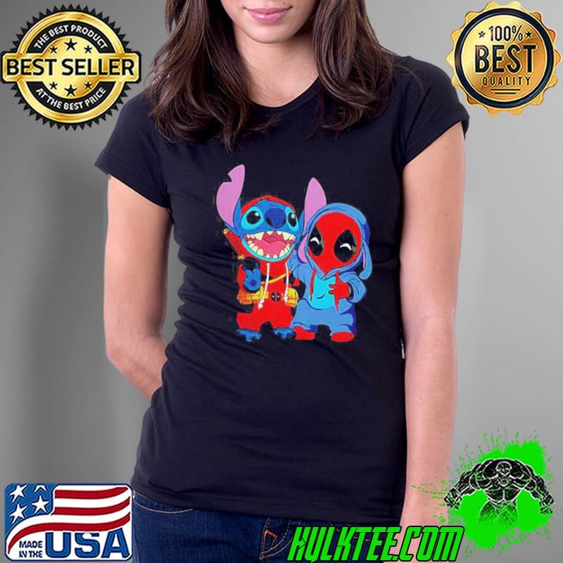 Deadpool and Stitch Best Friends Shirt Ladies Tee Deadpool and Stitch Best Friends Shirt Ladies Tee