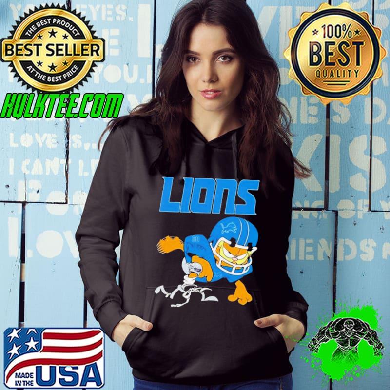 Detroit Lions Garfield Cat Grumpy Football Player 2024 shirt
