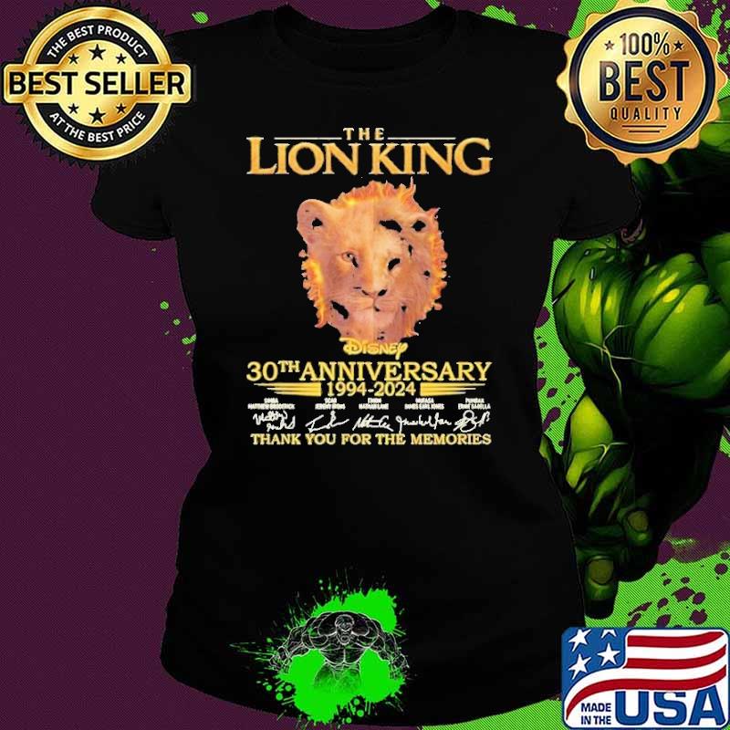 Disney The Lion King 30th Anniversary 1994-2024 Thank You Shirt