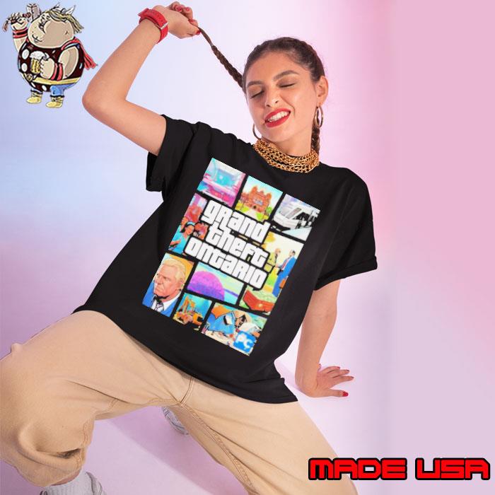 Doug Ford’s Grand Theft Ontario s Ladies Tee Doug Ford’s Grand Theft Ontario s Ladies Tee
