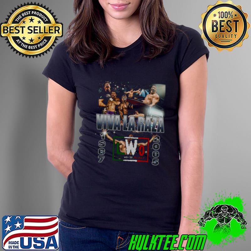 Eddie Guerrero Lwo Viva La Raza American professional wrestler T-Shirt Ladies Tee Eddie Guerrero Lwo Viva La Raza American professional wrestler T-Shirt Ladies Tee