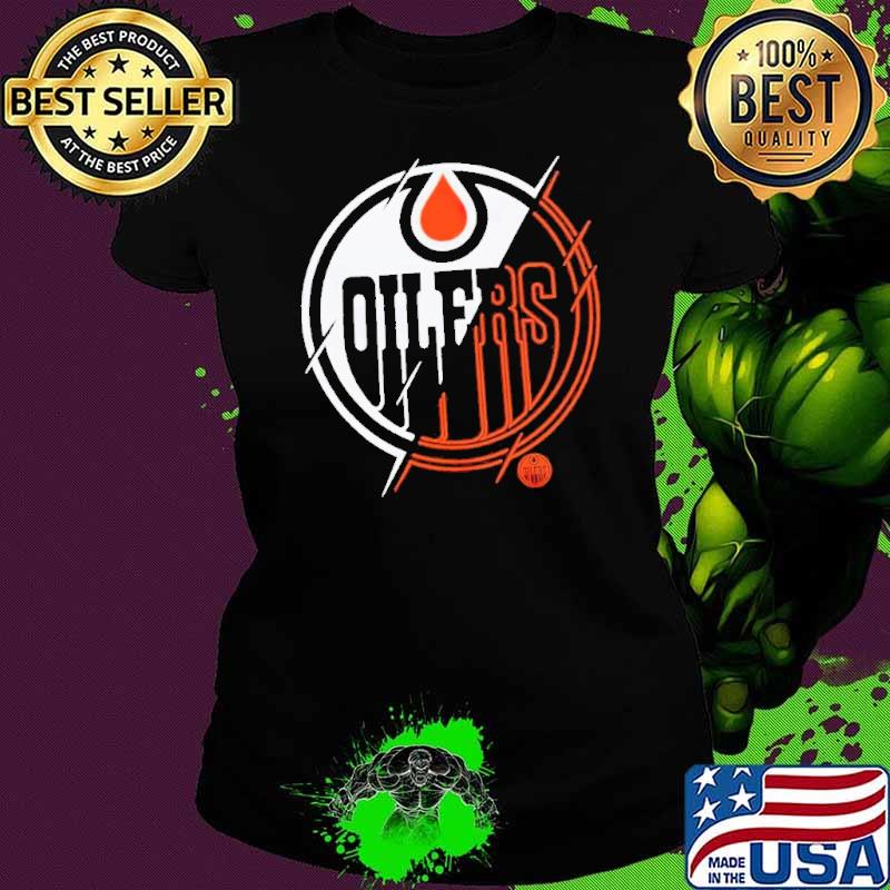 Edmonton Oilers round Hockey NHL logo 2024 shirt
