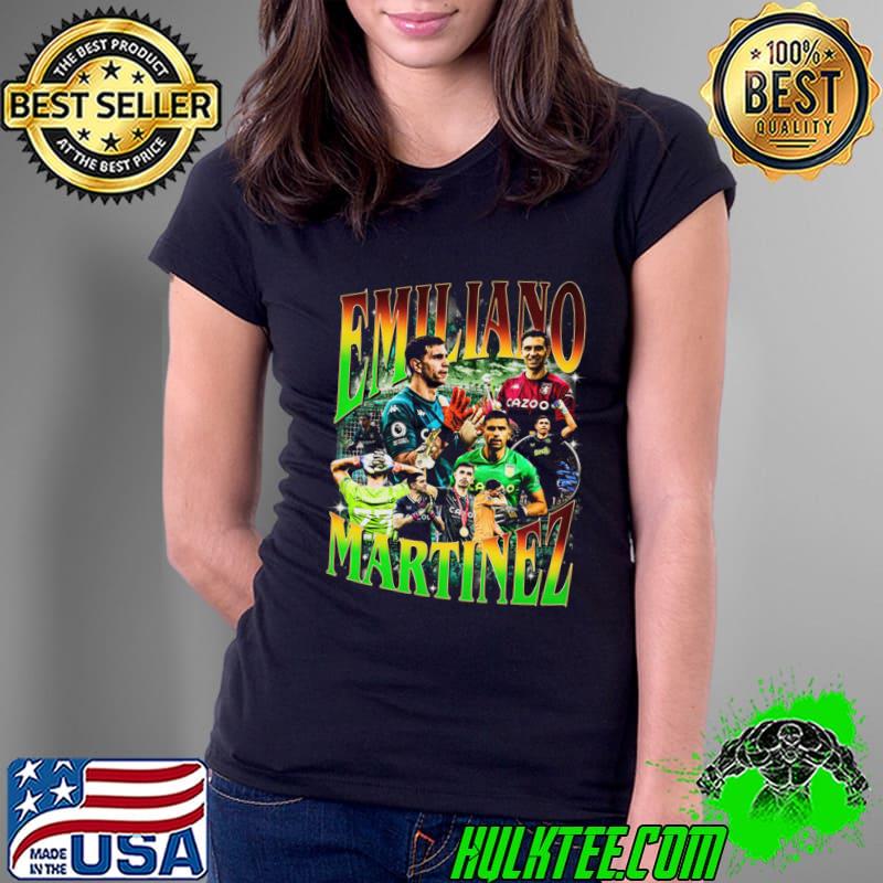 Emiliano Martinez Argentine professional footballer Retro Bootleg T-Shirt