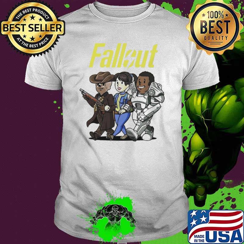 Fallout cartoon trio shirt