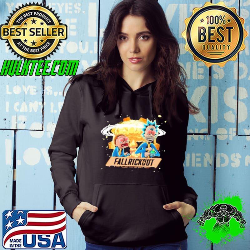 Fallrick Out A Post Nuclear Rick And Morty Wear Vault Suit Parody shirt
